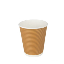 ripple wall paper cup low price customized beverage use ecological